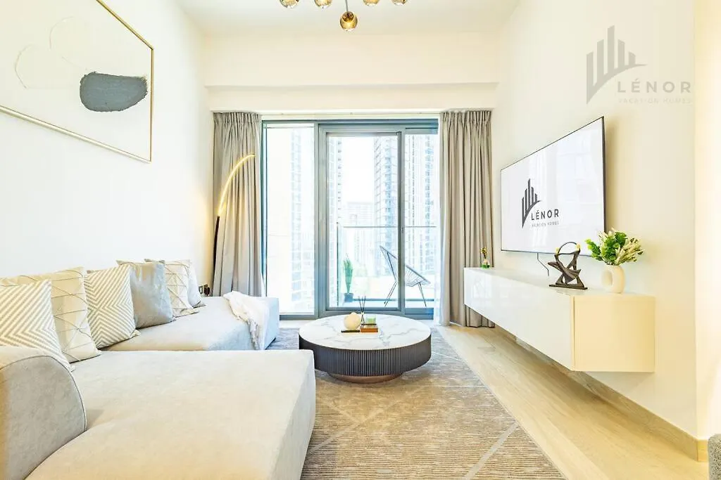 Apartament Chic 2Br With Partial Burj Khalifa View Dubaj Zjednoczone Emiraty Arabskie