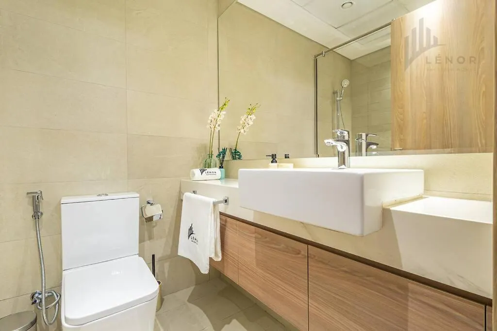 Apartament Chic 2Br With Partial Burj Khalifa View Dubaj Zjednoczone Emiraty Arabskie