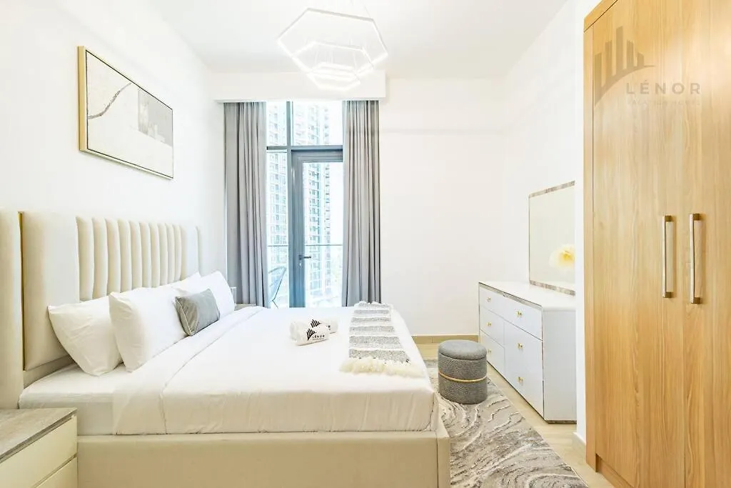 Apartament Chic 2Br With Partial Burj Khalifa View Dubaj Zjednoczone Emiraty Arabskie