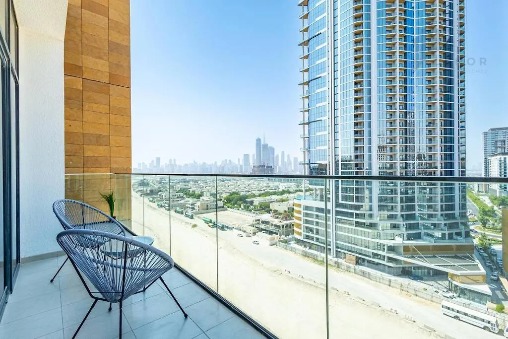 Apartament Chic 2Br With Partial Burj Khalifa View Dubaj